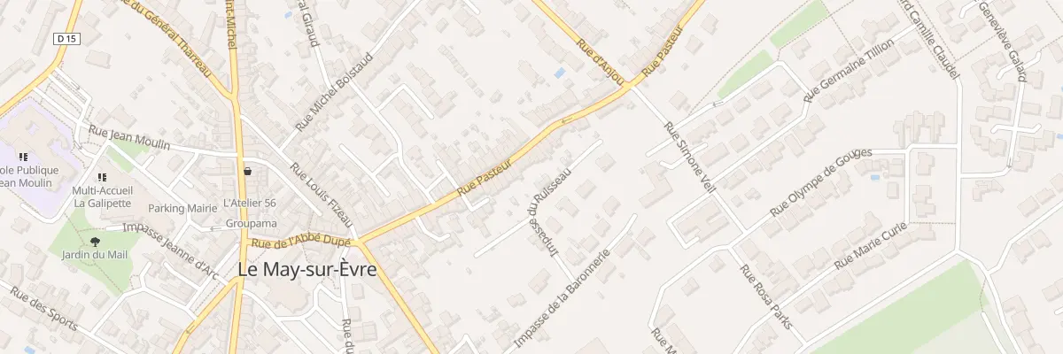 Plan du 42 Rue Pasteur au May-sur-Èvre