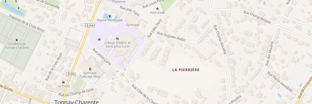 Plan du 4 Rue Jules Ferry à Tonnay-Charente