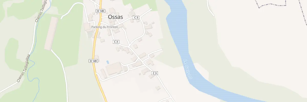 Plan du 175 Rte Elgabürü à Ossas-Suhare