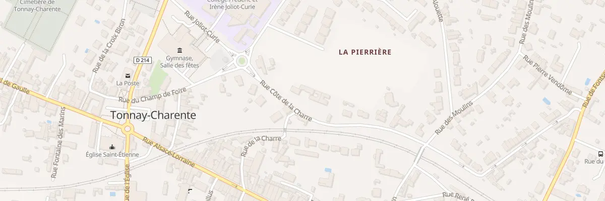Plan du 3 Rue Côte de la Charre à Tonnay-Charente