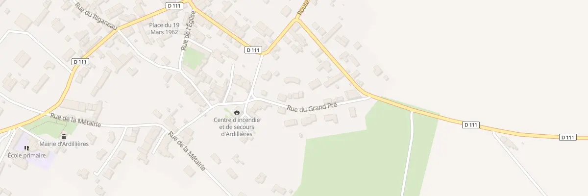 Plan du 8T Rue du Grand Pre à Ardillières