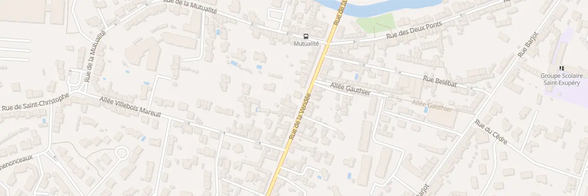 Plan du 28 Rue de la Vendée à Cholet
