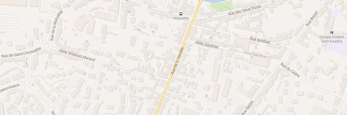 Plan du 34 Rue de la Vendée à Cholet