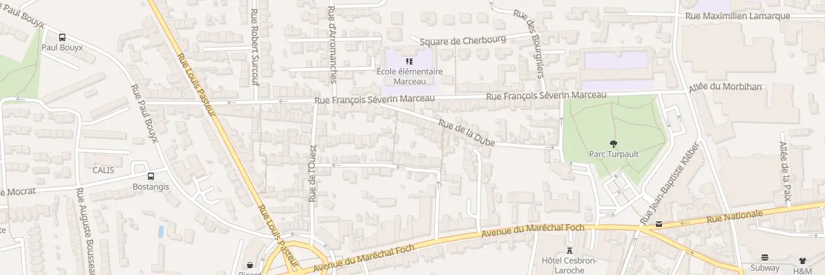 Plan du 39 Rue de la Dube à Cholet