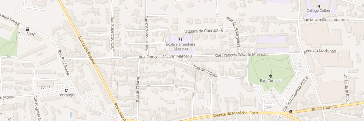 Plan du 69 Rue François Séverin Marceau à Cholet