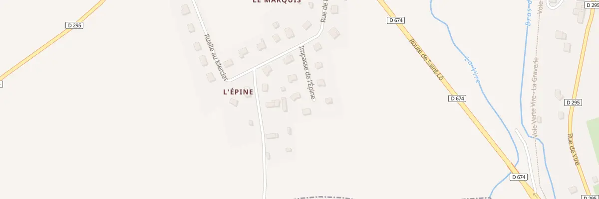 Plan du 6 Imp de l’Epine - Etouvy à Souleuvre en Bocage