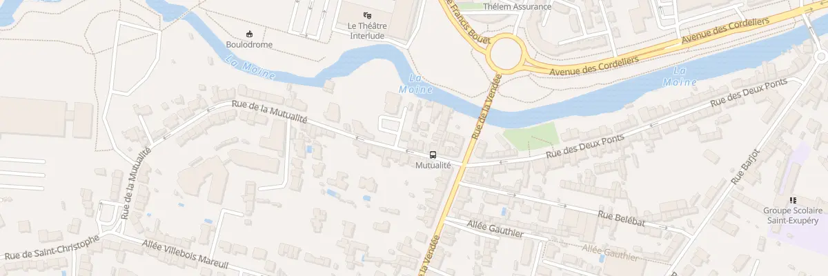 Plan du 12 Rue de la Mutualité à Cholet