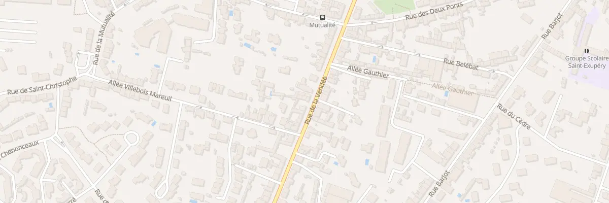 Plan du 38 Rue de la Vendée à Cholet