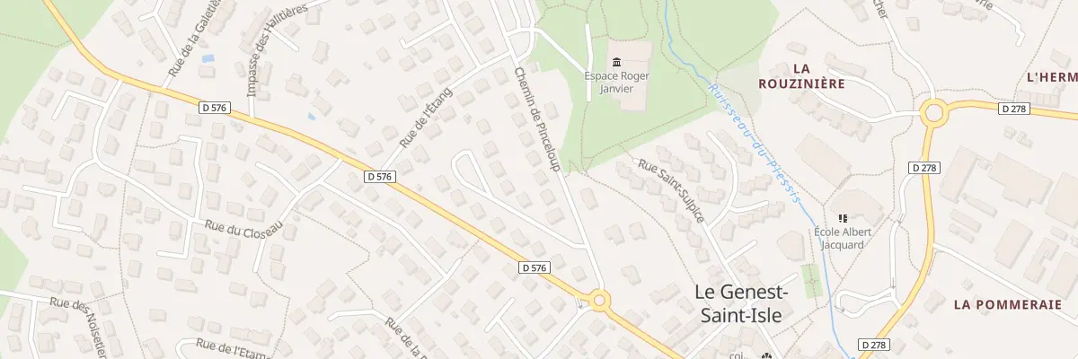 Plan du 3 Che de Pinceloup au Genest-Saint-Isle