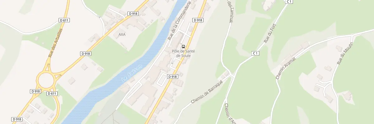 Plan du 23 Av de Tréville à Mauléon-Licharre