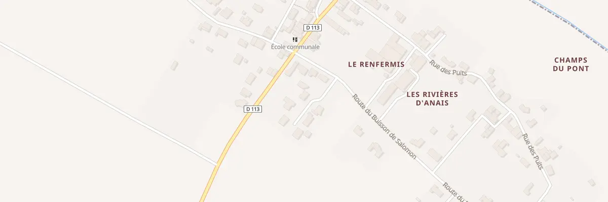 Plan du 1 Imp des Noyers à Anais