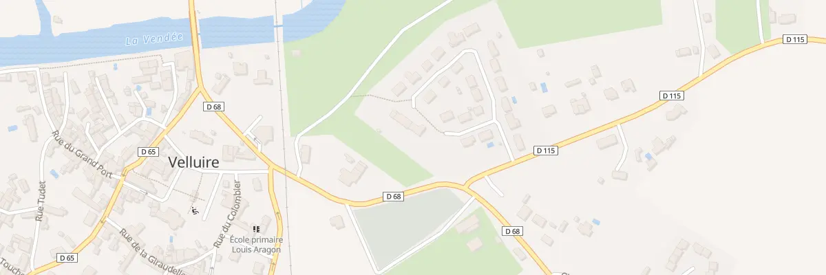 Plan du 23 Rue des frênes aux Velluire-sur-Vendée