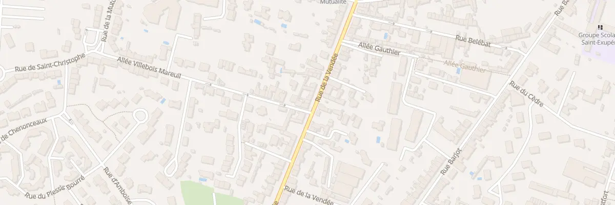 Plan du 48 Rue de la Vendée à Cholet