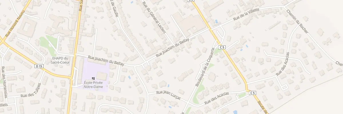 Plan du 16 Rue Joachim du Bellay au May-sur-Èvre