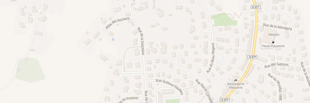 Plan du 3 Rue Pierre Corneille - Vire à Vire Normandie