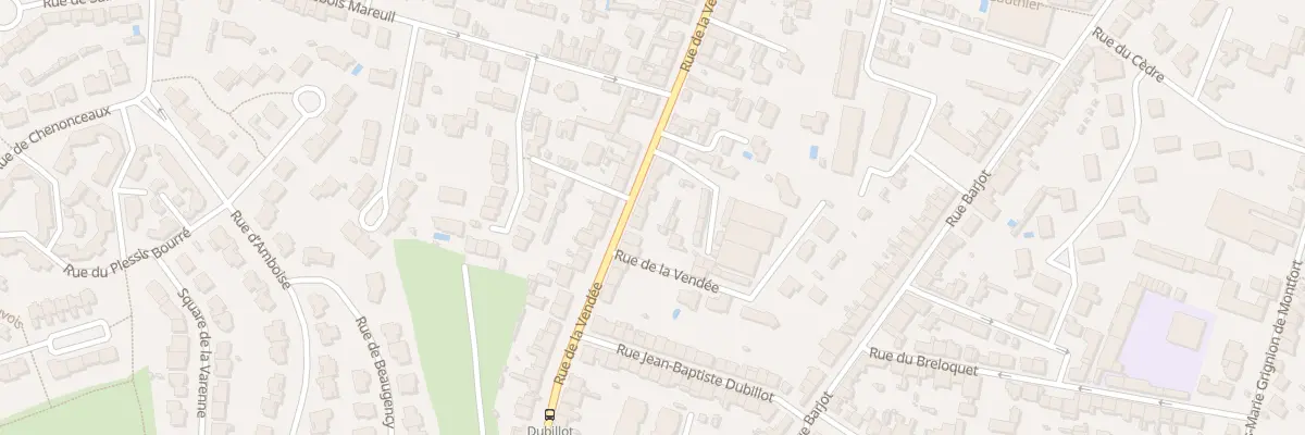 Plan du 85 Rue de la Vendée à Cholet