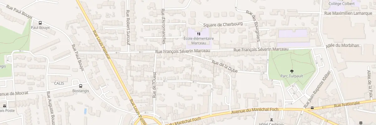 Plan du 53 Rue de la Dube à Cholet