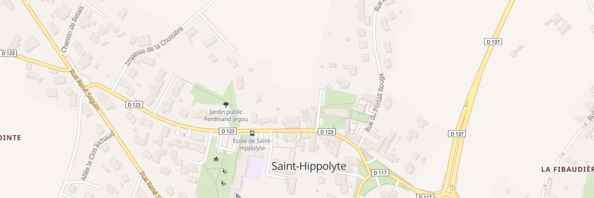 Plan du 20 Rue de la République à Saint-Hippolyte