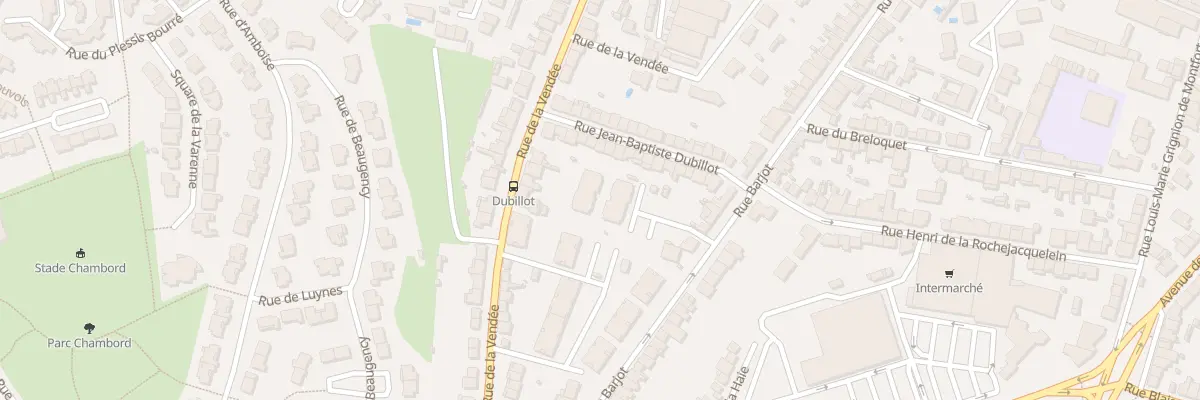 Plan du 109 Rue de la Vendée à Cholet