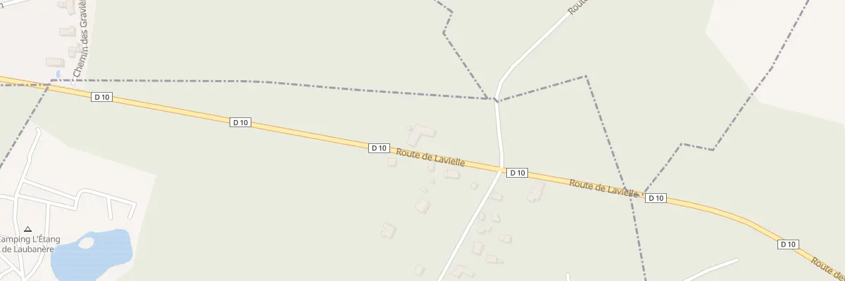 Plan du 90 Rte de Lavielle à Louer