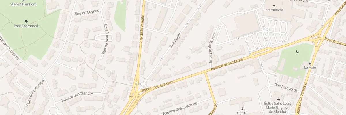 Plan du 181 Rue Barjot à Cholet