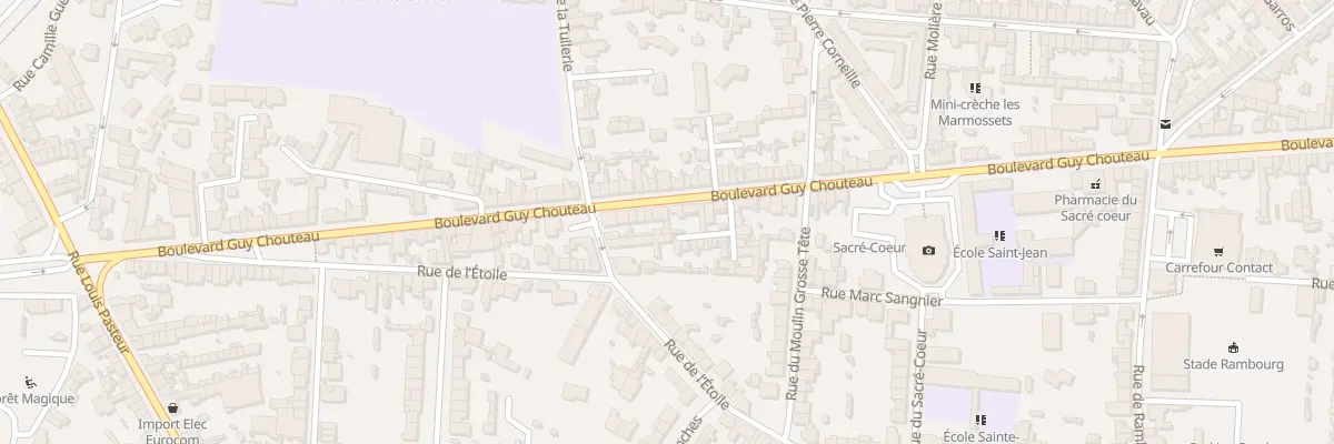 Plan du 59 Bd Guy Chouteau à Cholet