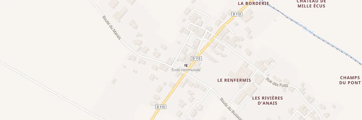 Plan du 1 Rte Route du Marais à Anais