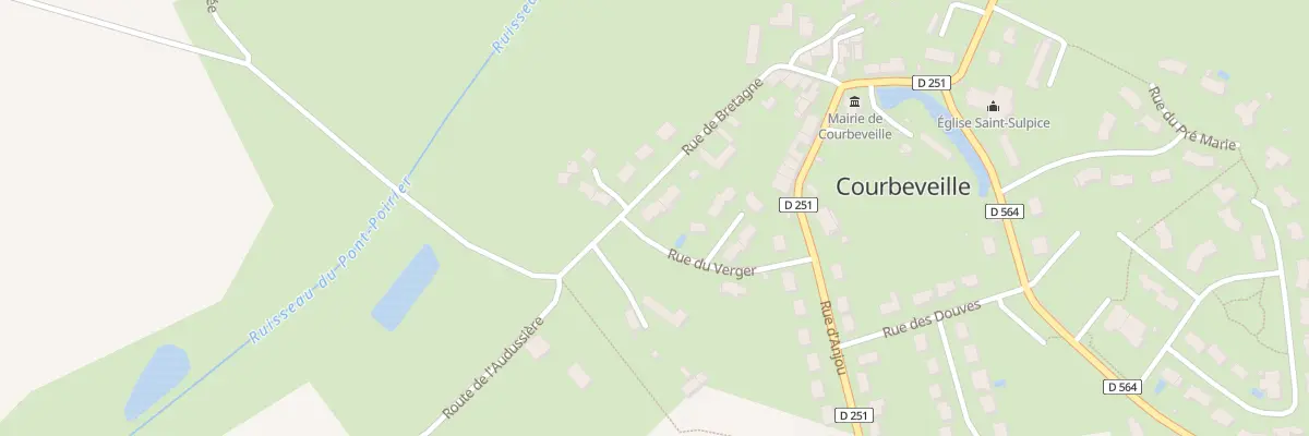 Plan du 35 Rue de Bretagne à Courbeveille
