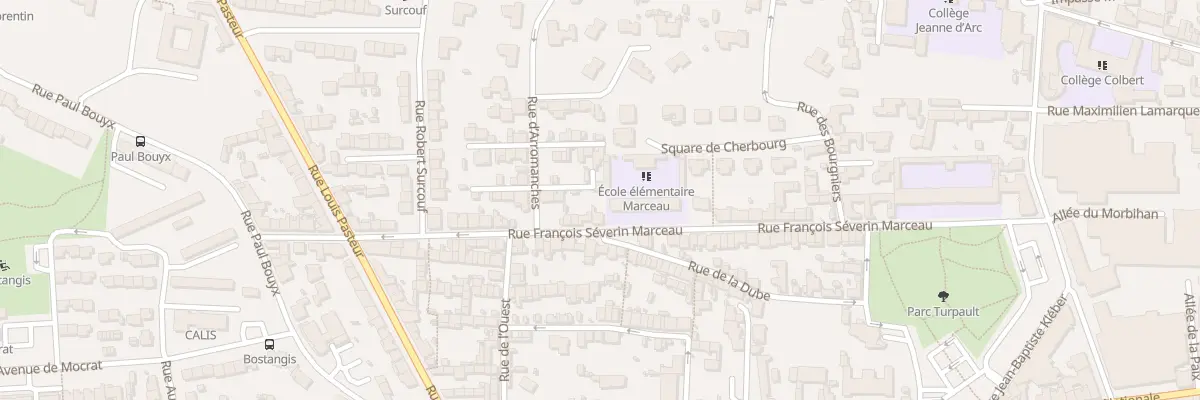 Plan du 44 Rue François Séverin Marceau à Cholet