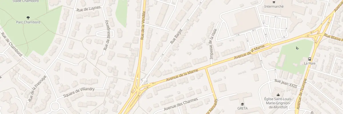 Plan du 183 Rue Barjot à Cholet
