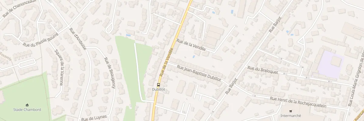 Plan du 34 Rue du Chanoine Dubillot à Cholet