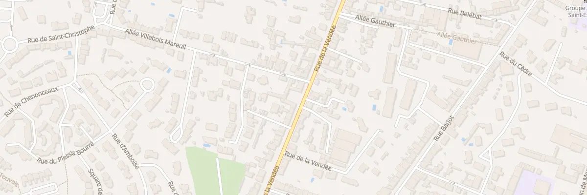 Plan du 60 Rue de la Vendée à Cholet