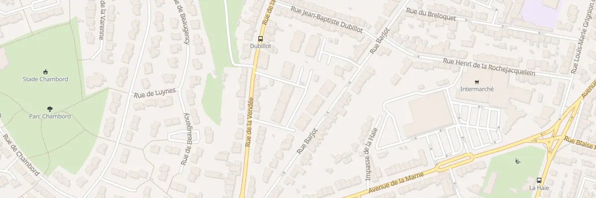 Plan du 121 Rue de la Vendée à Cholet