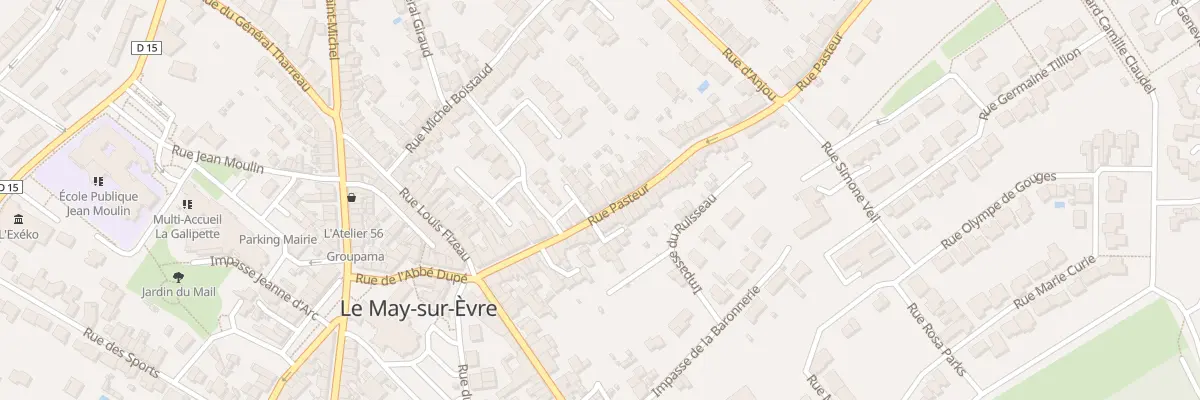 Plan du 23B Rue Pasteur au May-sur-Èvre