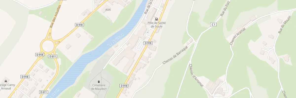 Plan du 29 Av de Tréville à Mauléon-Licharre