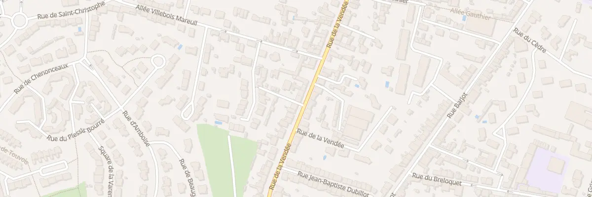 Plan du 70 Rue de la Vendée à Cholet