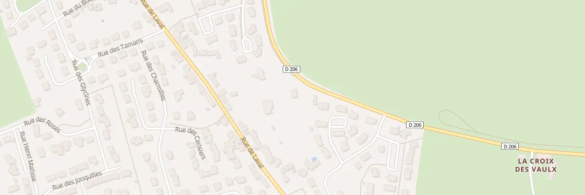 Plan du 6 Rue de la Brosse à La Baconnière