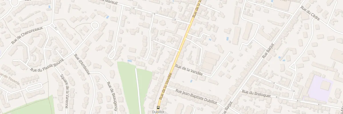 Plan du 76 Rue de la Vendée à Cholet