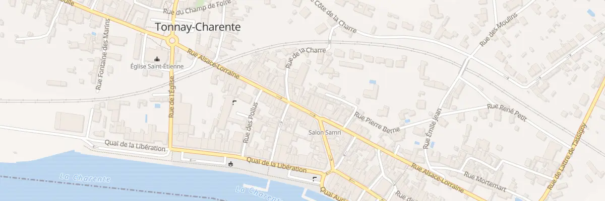 Plan du 48 Rue Alsace Lorraine à Tonnay-Charente