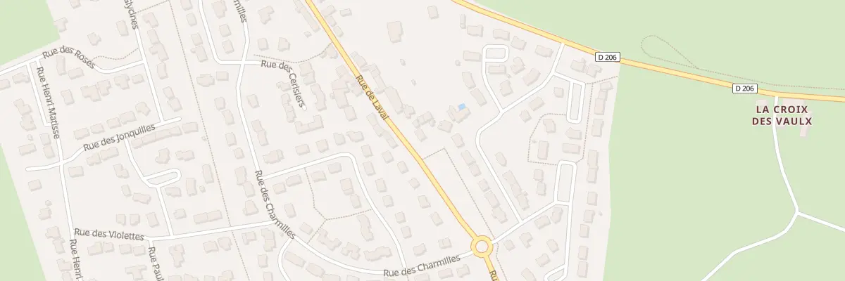 Plan du 61 Rue de Laval à La Baconnière