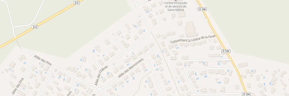 Plan du 16 All des Marronniers à Sainte-Hélène