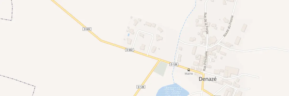 Plan du 8 All du Fer à Cheval à Denazé