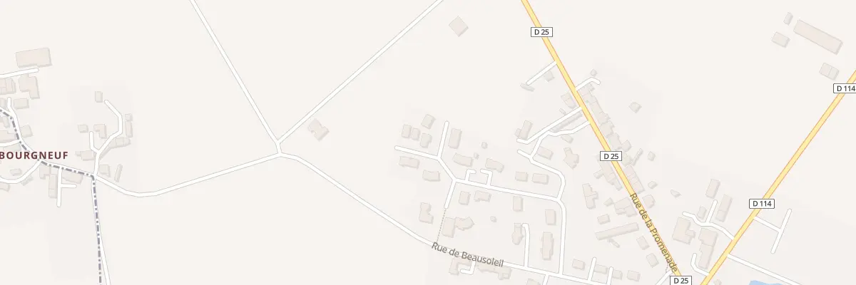 Plan du 1 Rue des Noisetiers à Saint-Quentin-les-Anges