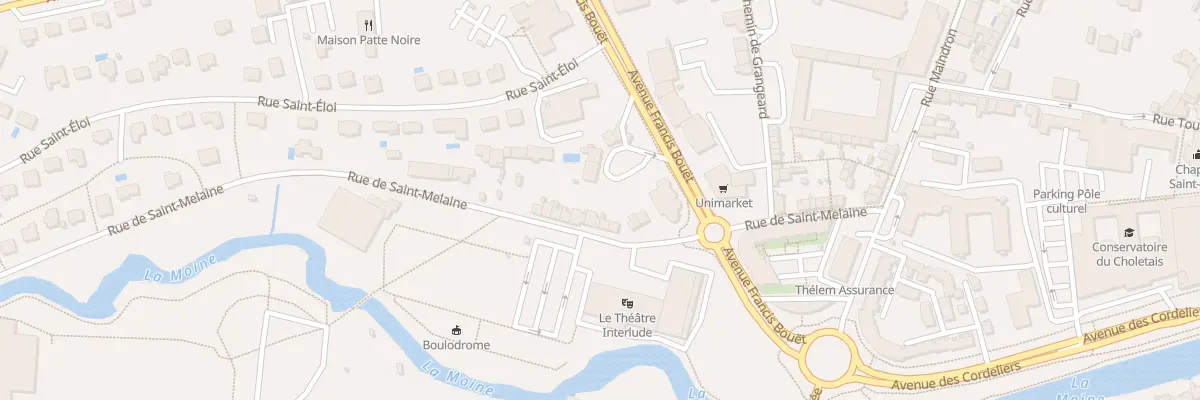 Plan du 36 Rue de St Melaine à Cholet