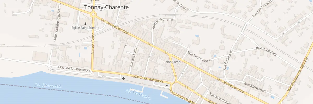 Plan du 65 Rue Alsace Lorraine à Tonnay-Charente