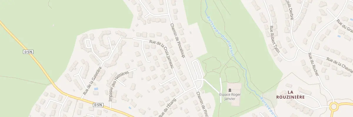 Plan du 9 Rue de la Croix Jameau au Genest-Saint-Isle