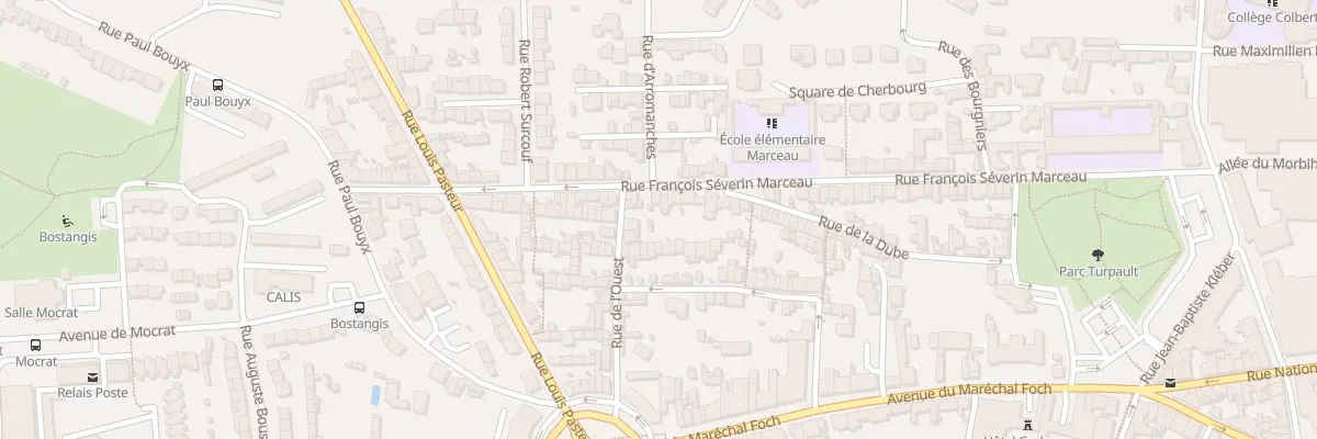 Plan du 85 Rue François Séverin Marceau à Cholet