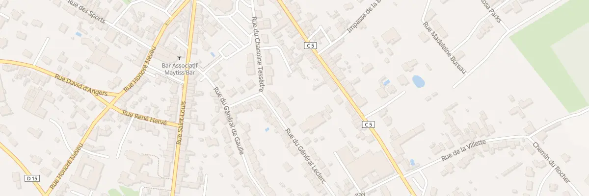 Plan du 7 Rue Gen Leclerc au May-sur-Èvre