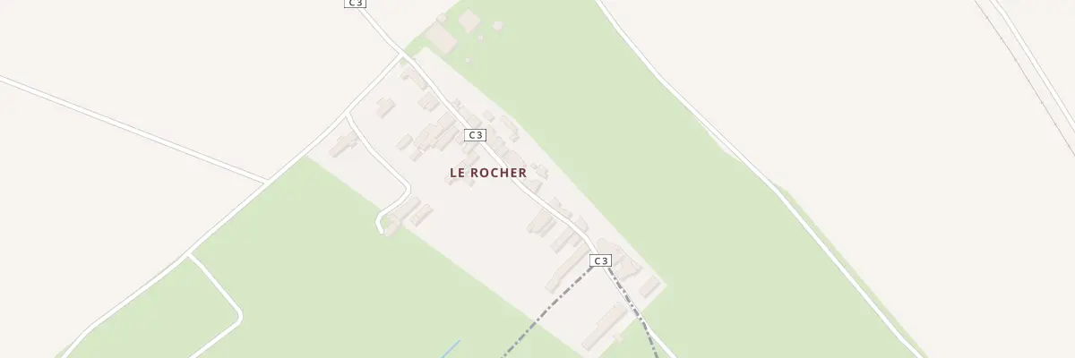 Plan du 13 Le Rocher au Gué-de-Velluire