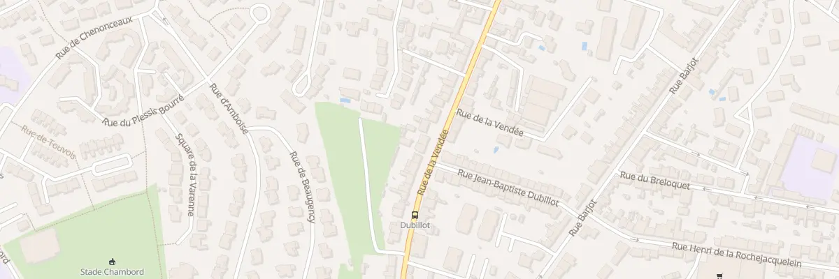 Plan du 88 Rue de la Vendée à Cholet